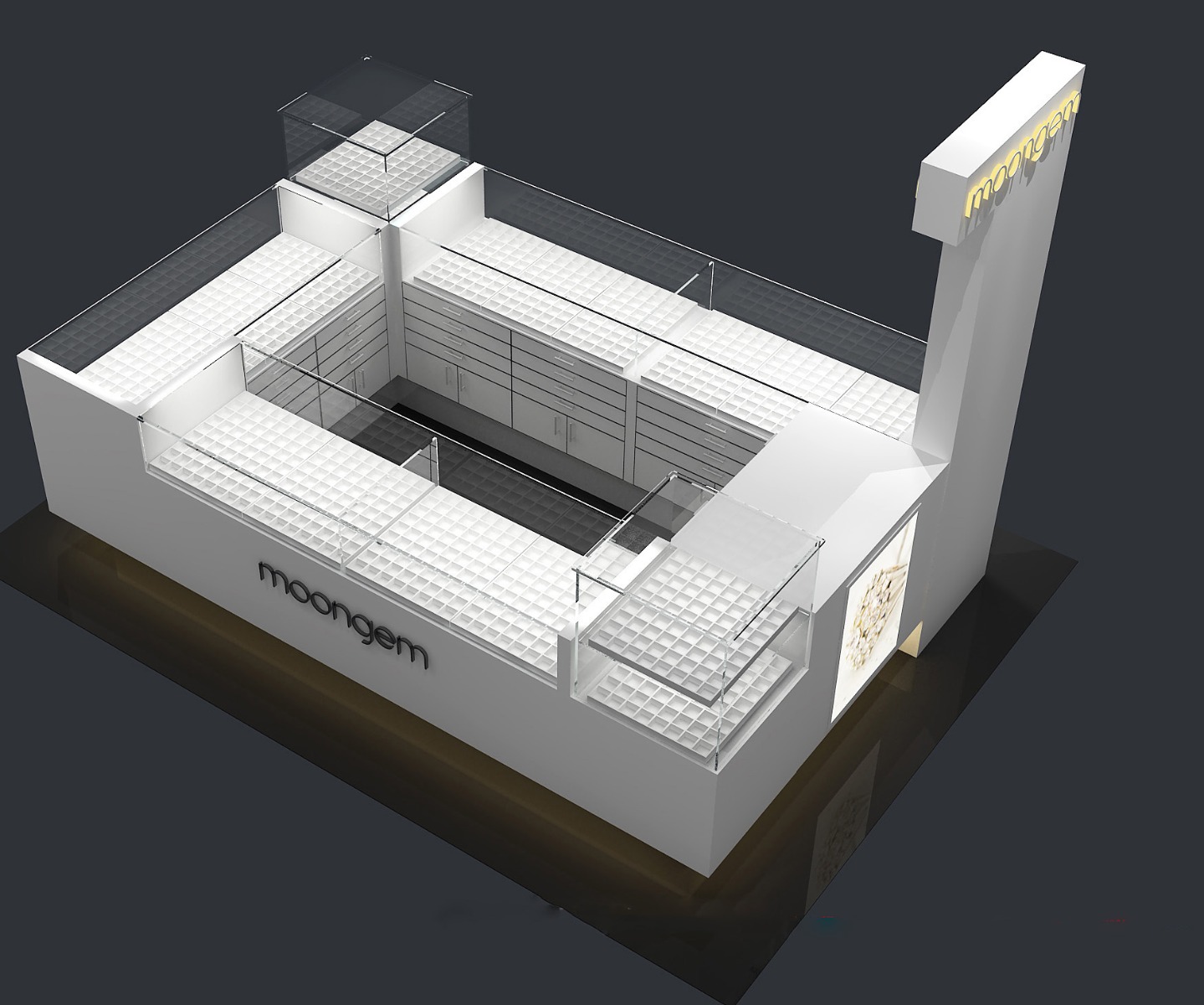 jewelry display kiosk