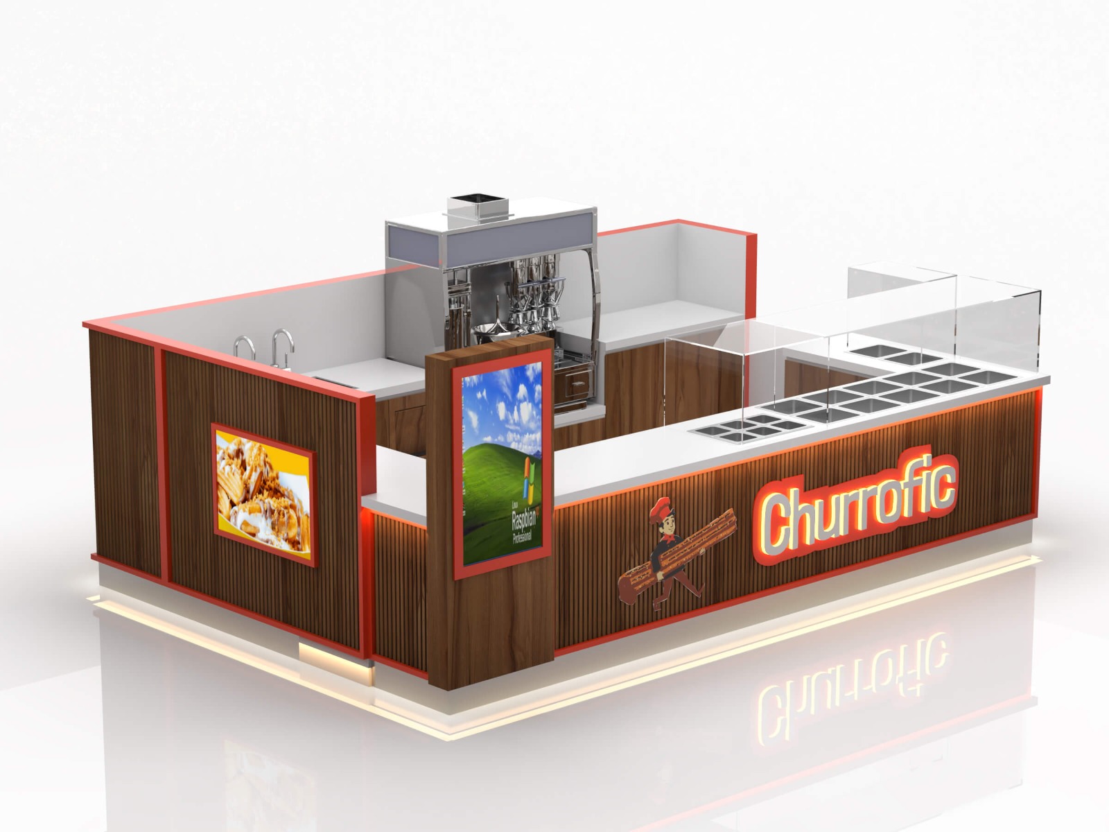 fried dough stick kiosk