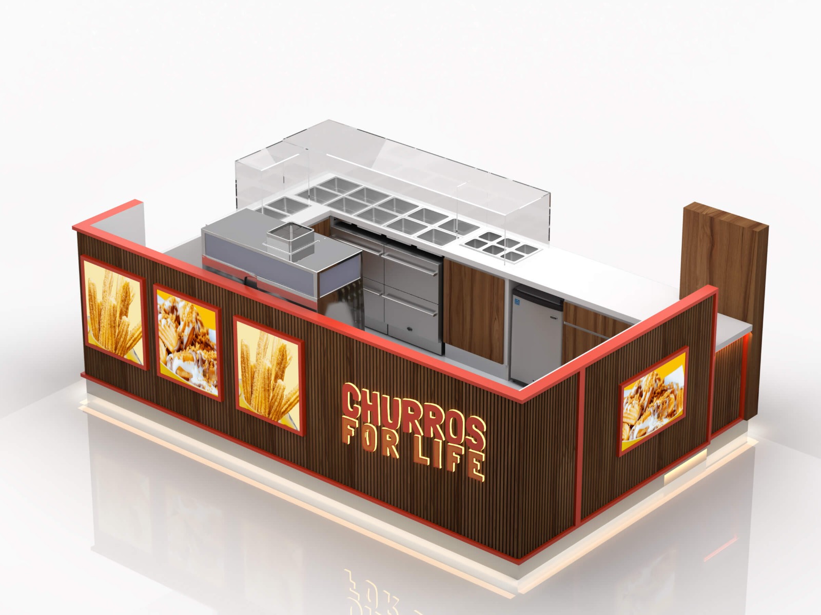 fried dough stick kiosk