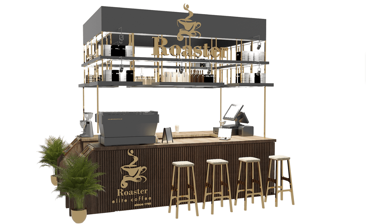 coffee shop counter 