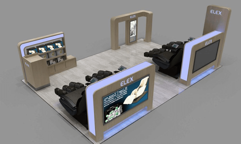 massage service kiosk