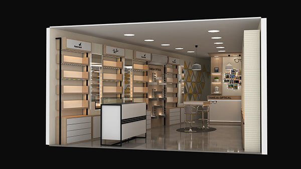 eyewear shop display cabinet 