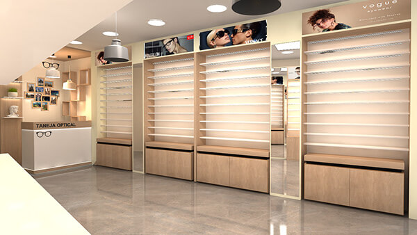glasses display rack 