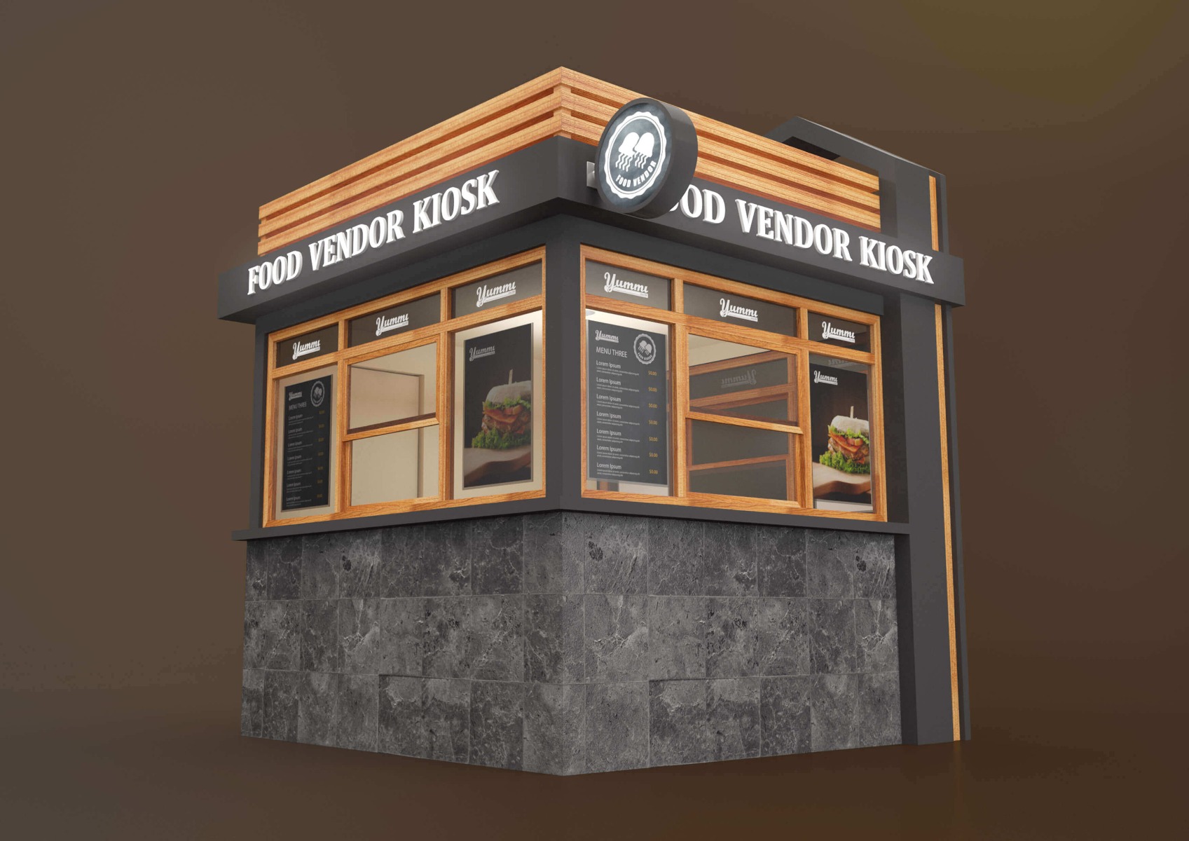 street food kiosk 
