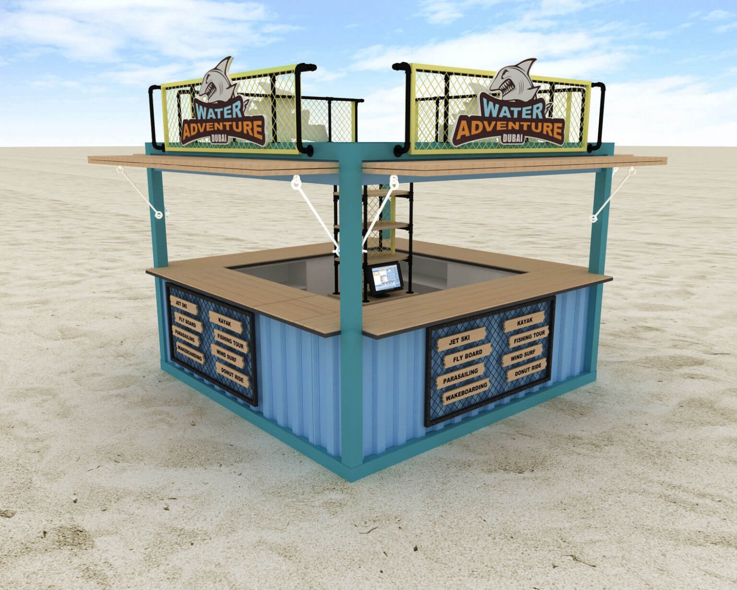 outdoor display stand