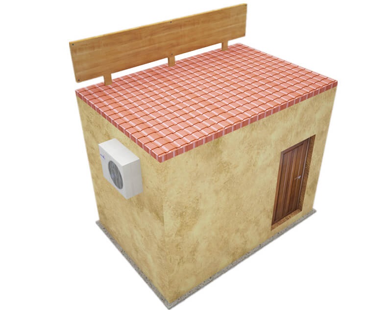 outdoor ice cream kiosk