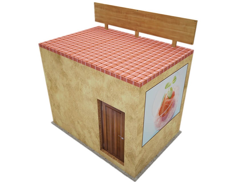outdoor food kiosk