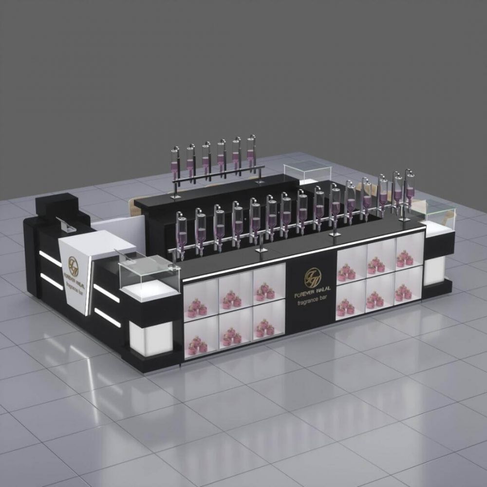 perfume kiosk