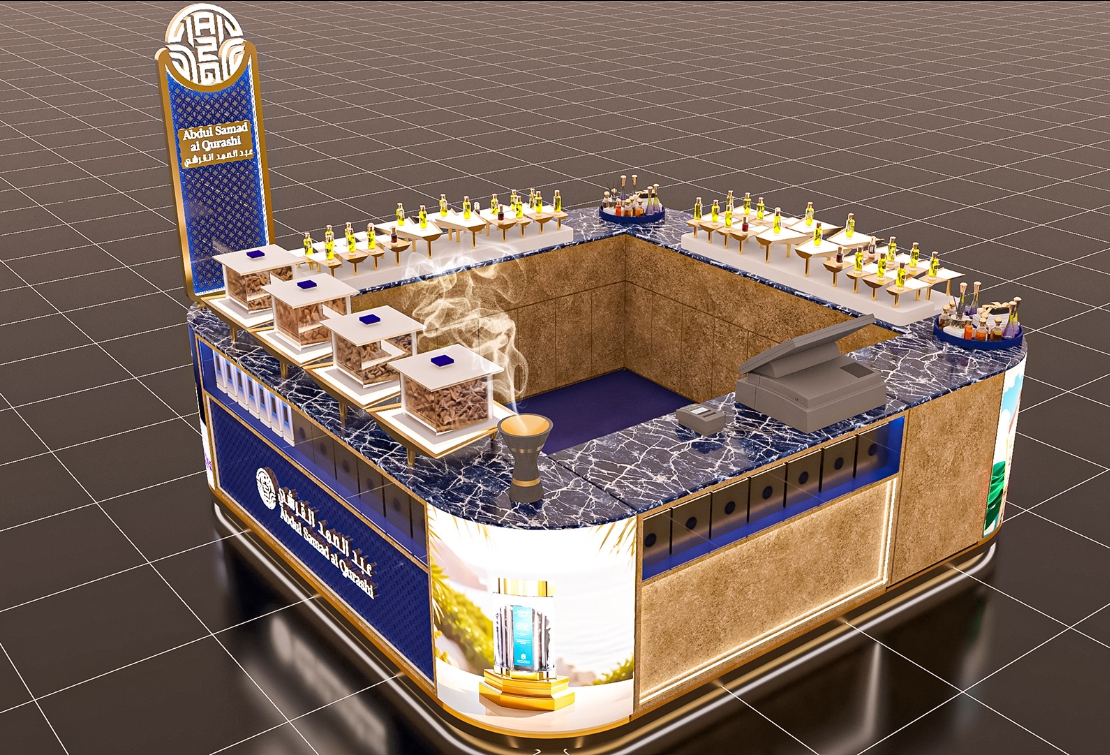 perfume kiosk