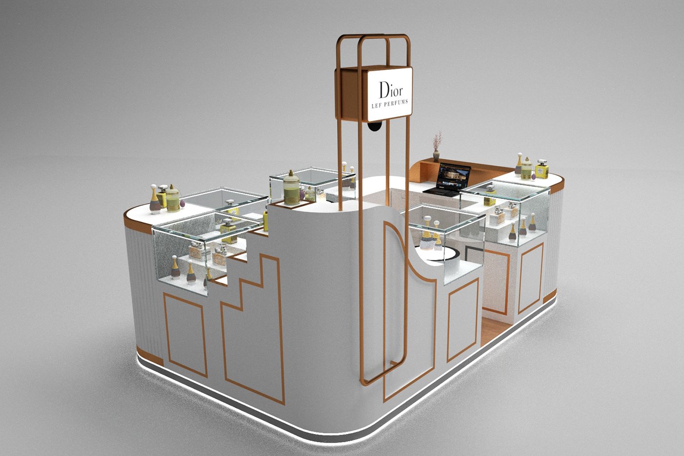 Perfume kiosk