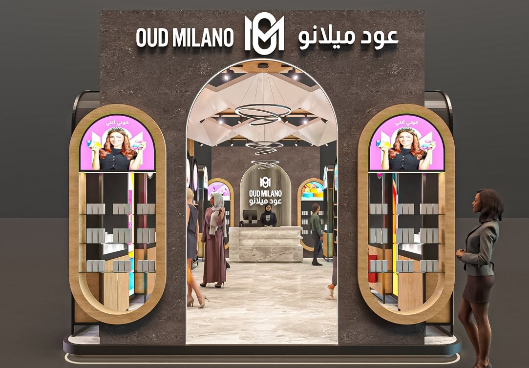 perfume shop kiosk