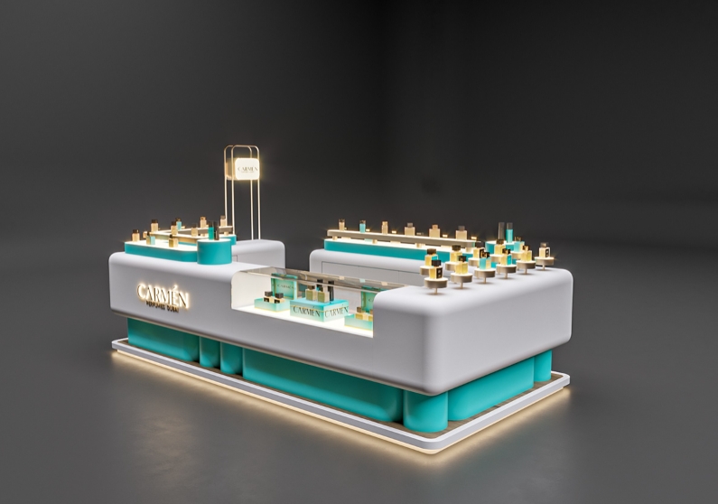 perfume kiosk