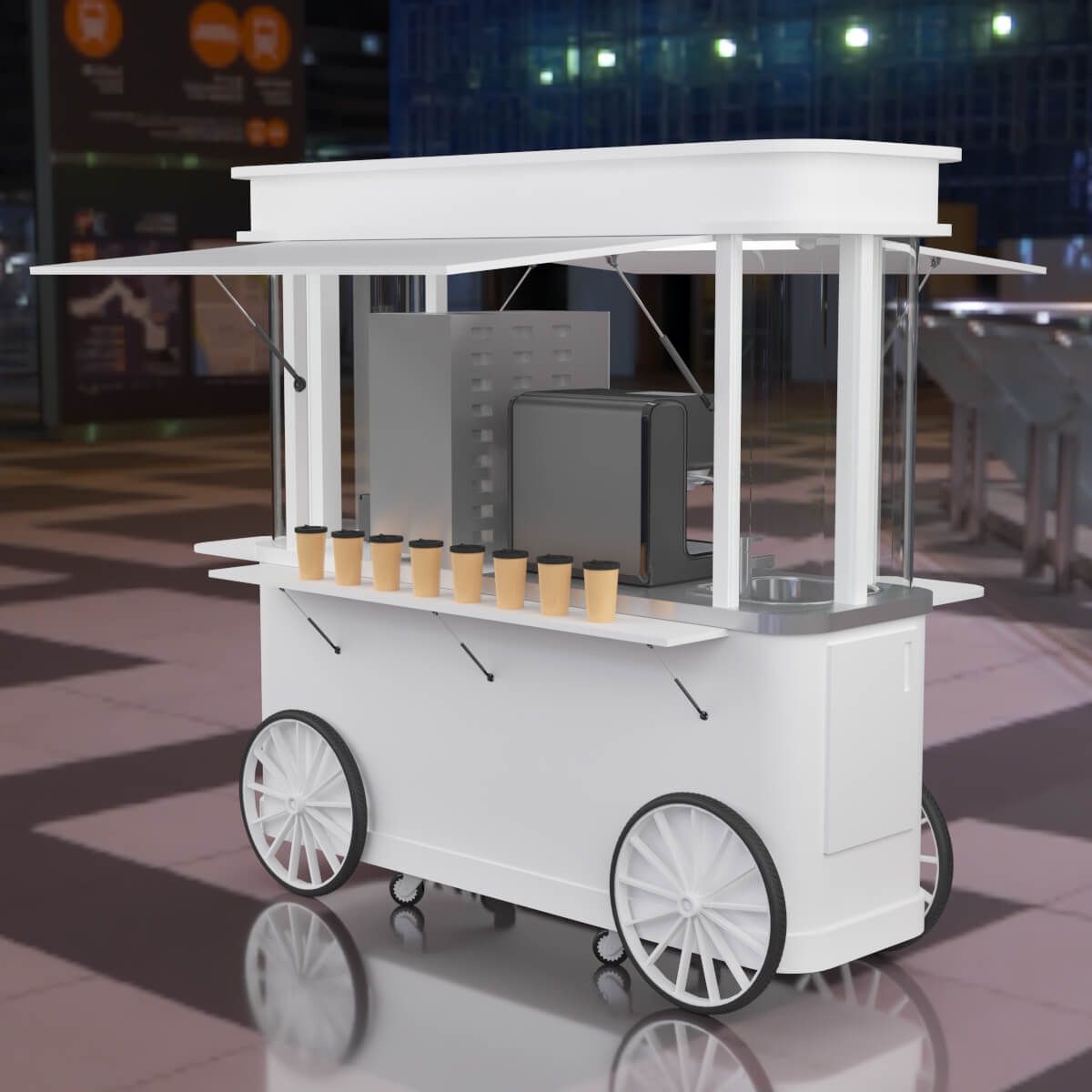 coffee cart