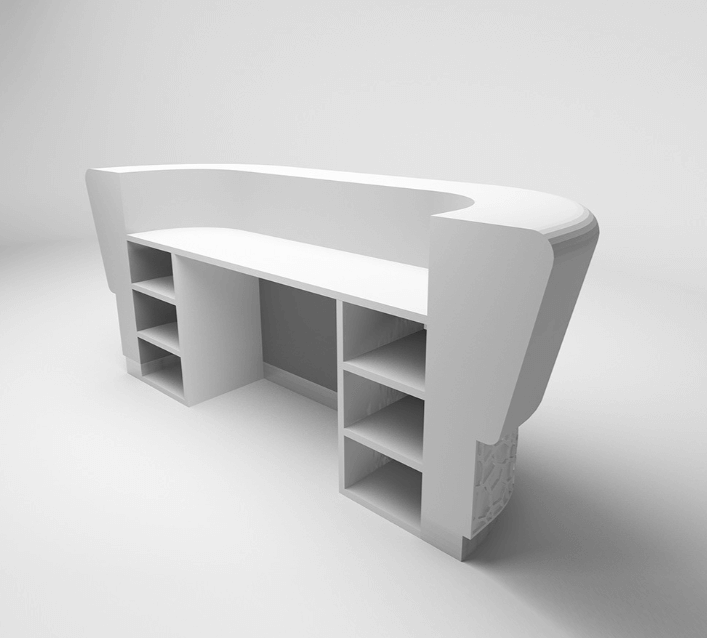 reception desk design