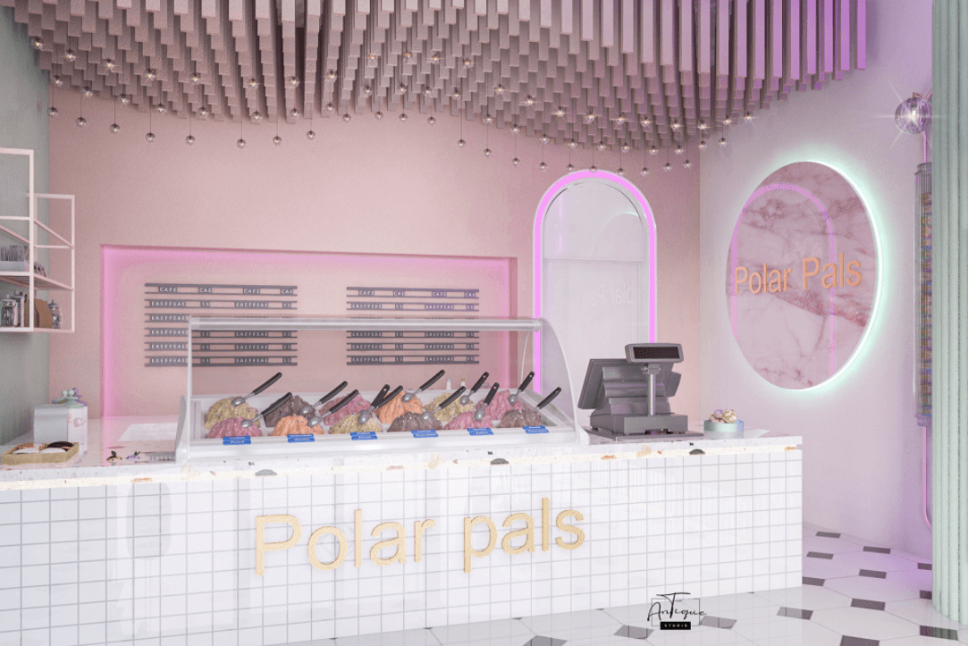Donut shop decoration