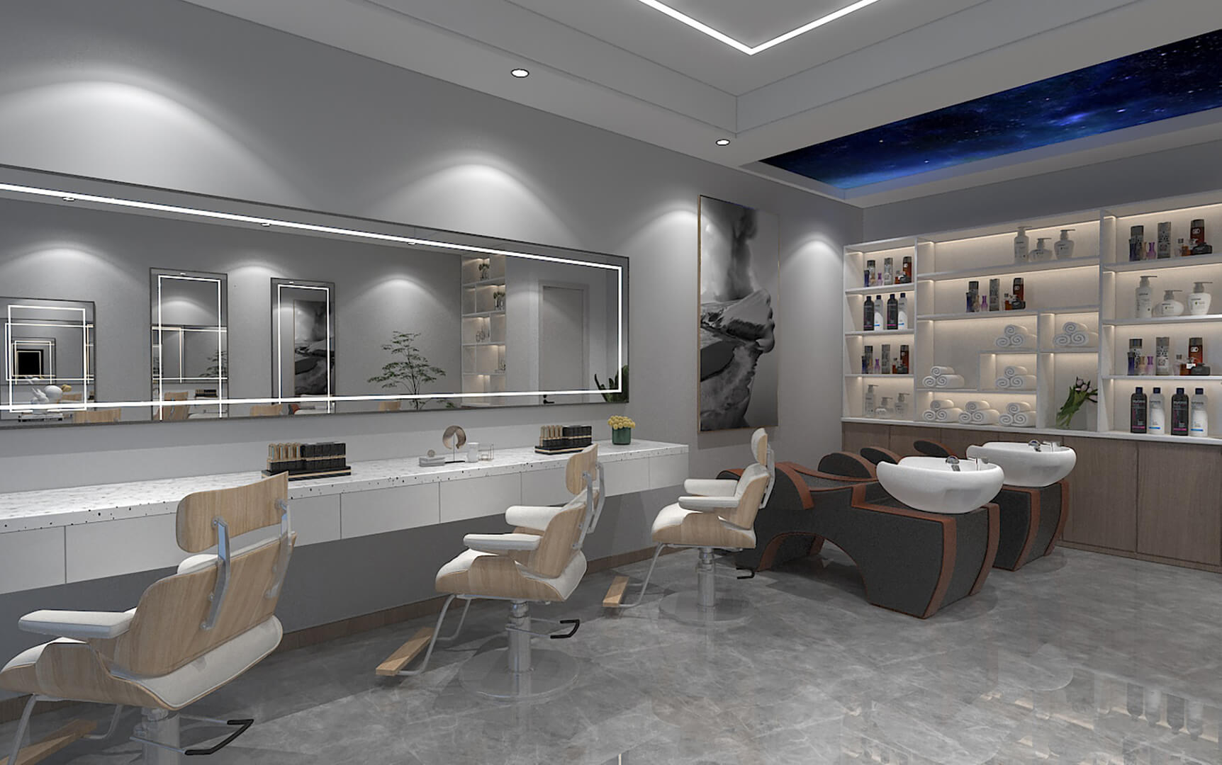 hair salon shop 