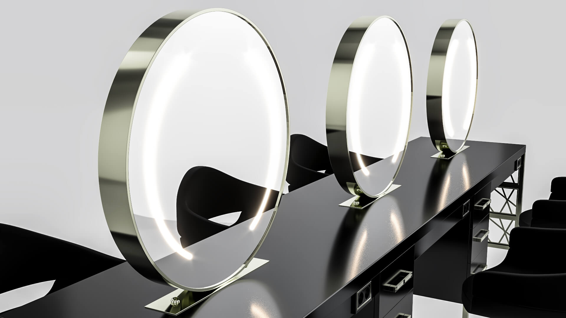beauty shop counter 