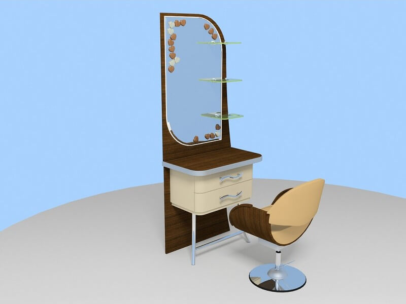 hair styling station