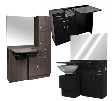 hair salon wet stations