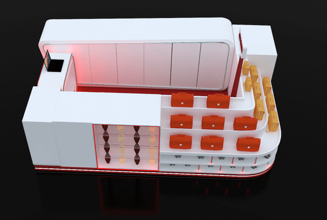 shoe kiosk