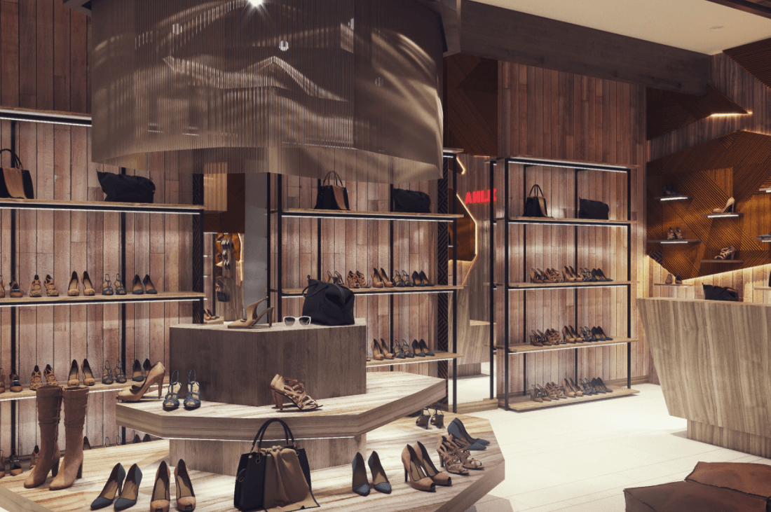 Shoe shop interior  design