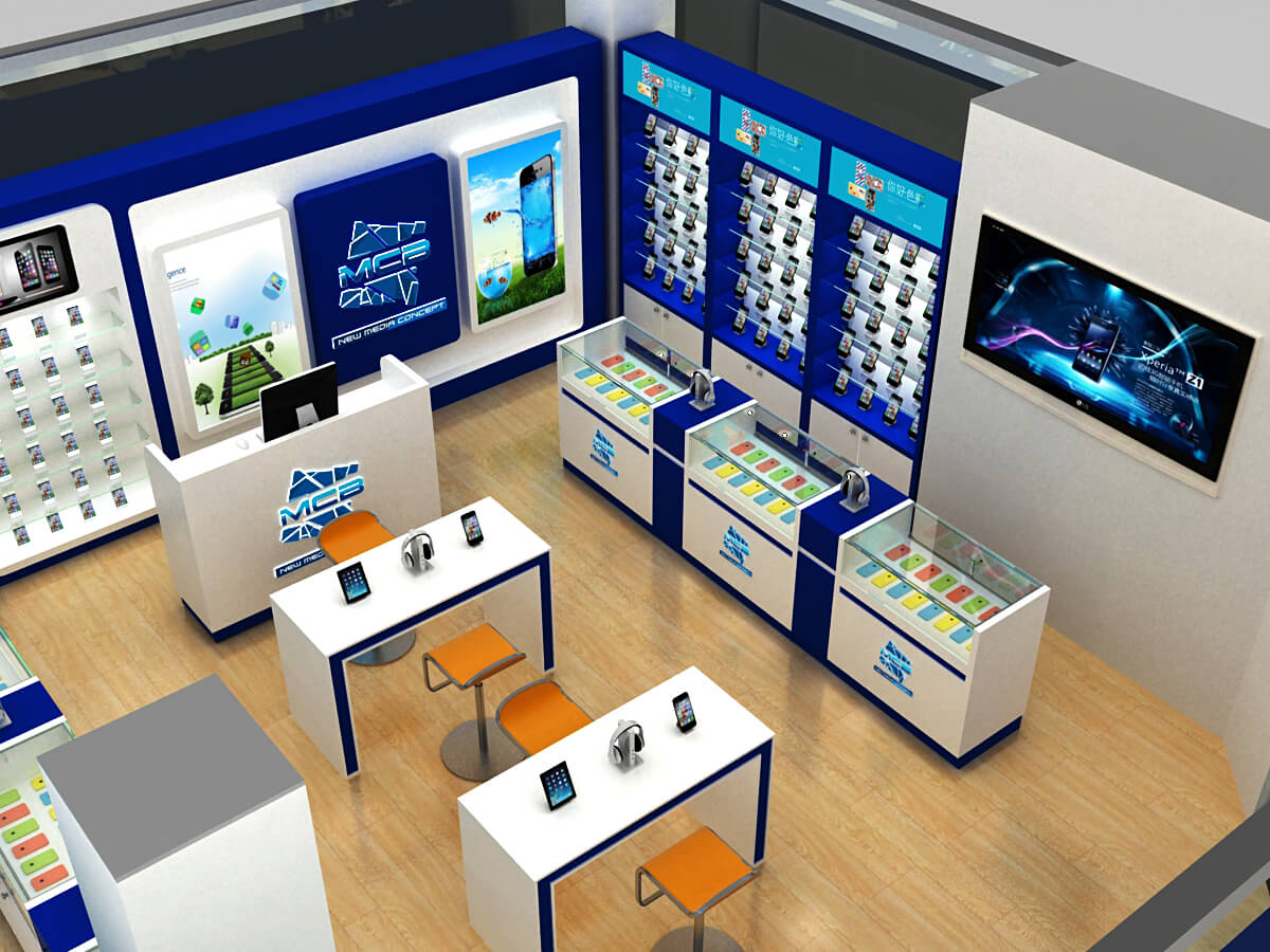 mobile phoen shop design