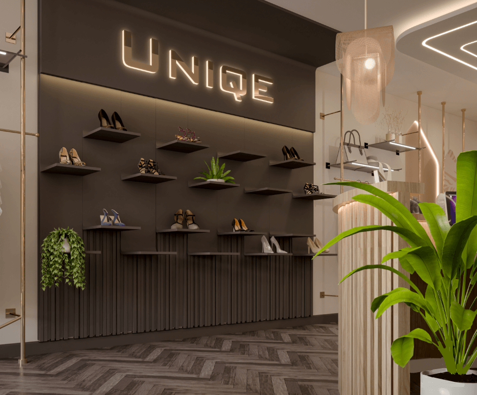 shoe display rack