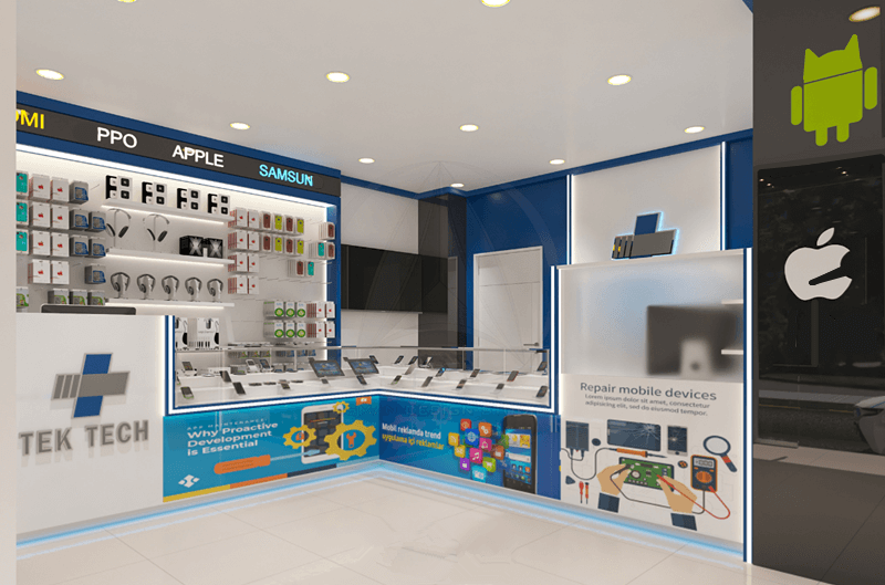 cellphone retail stand