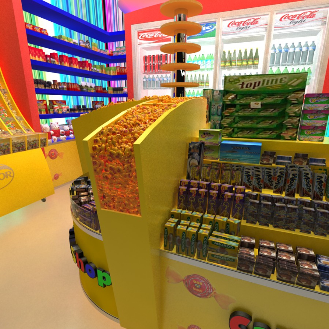 candy store design