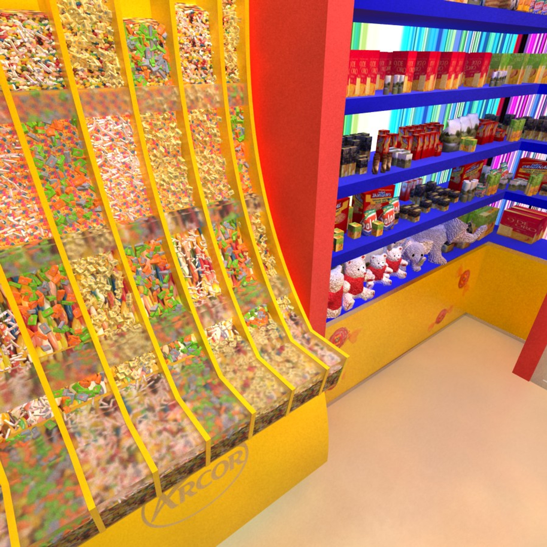 candy store design
