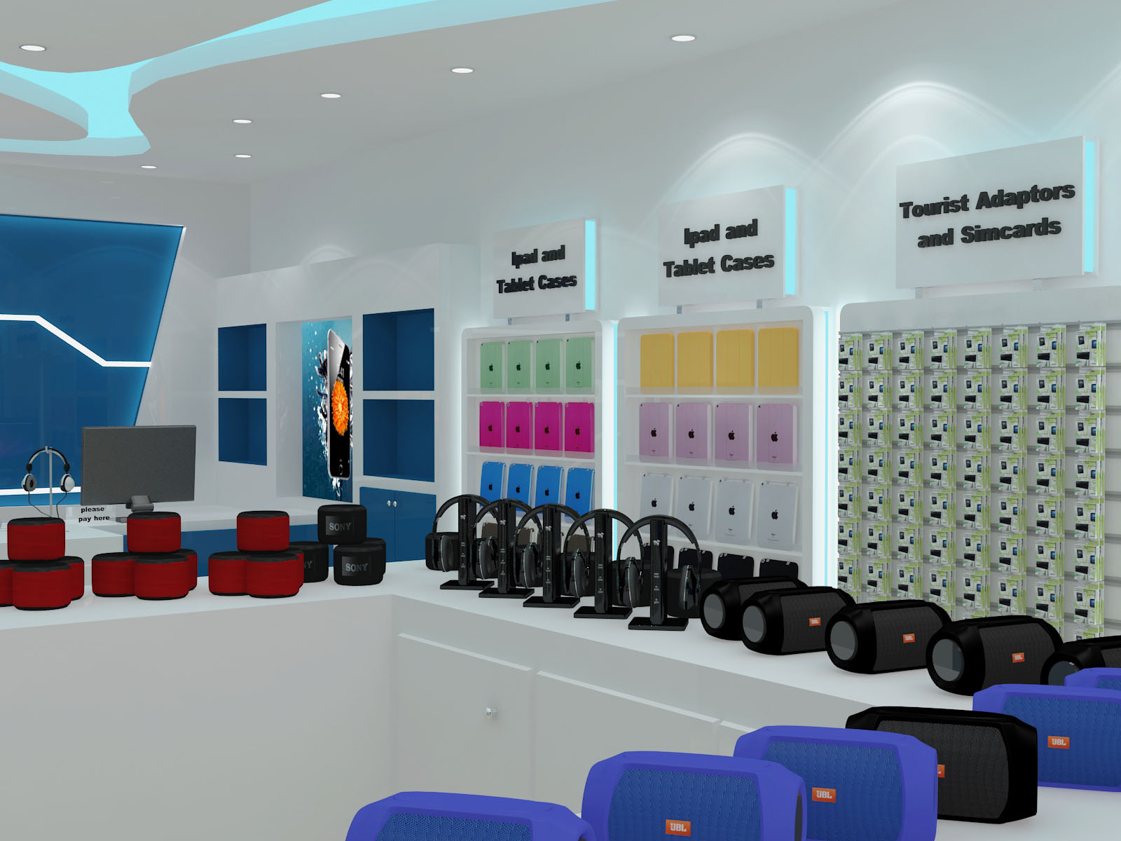 phone shop design