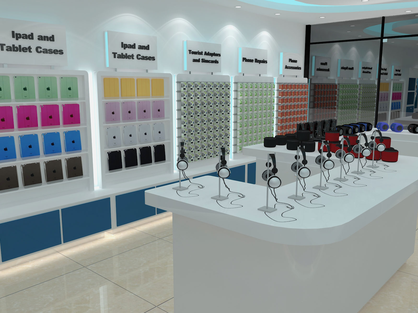 phone store design