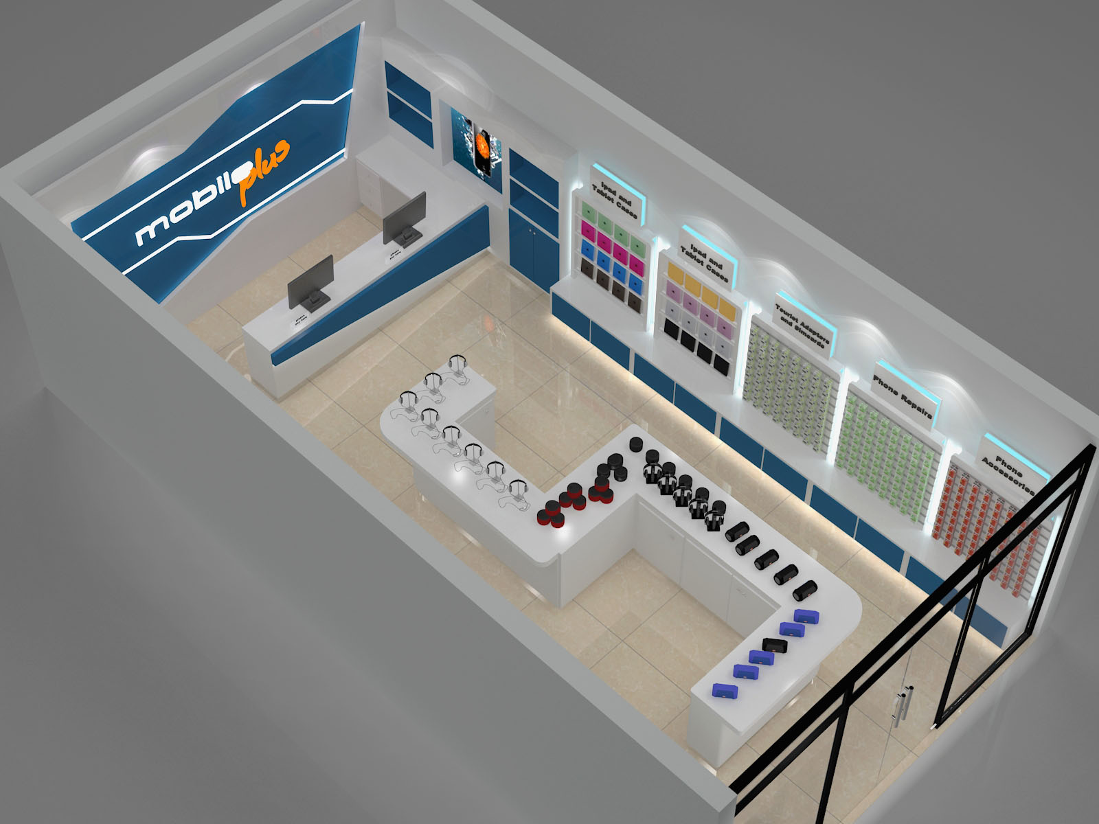 phone store design