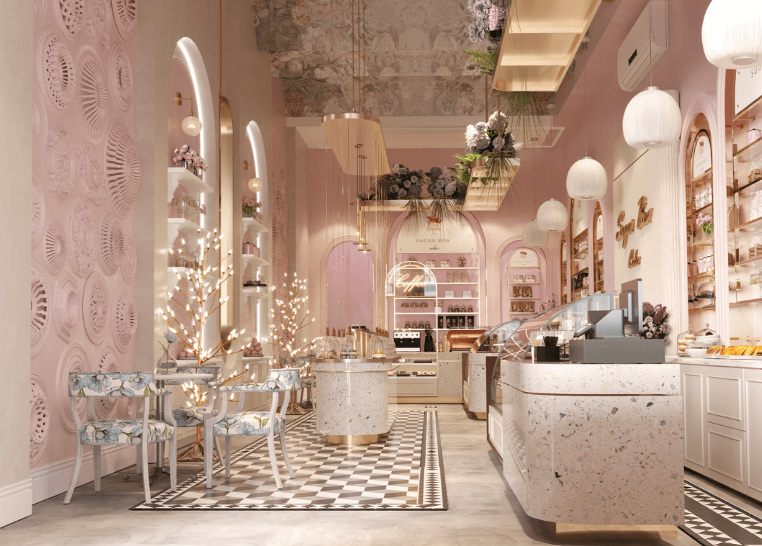 Ice cream shop design