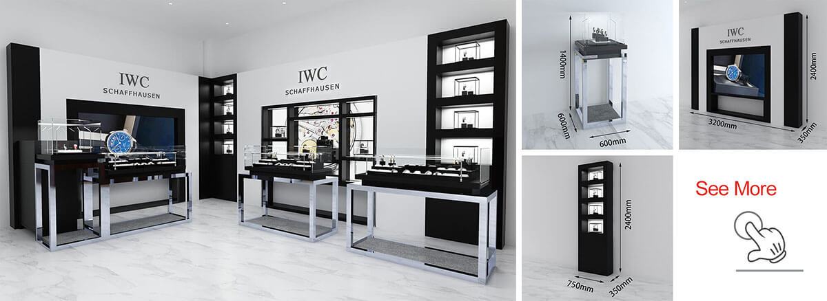 IWC watch shop fixtures