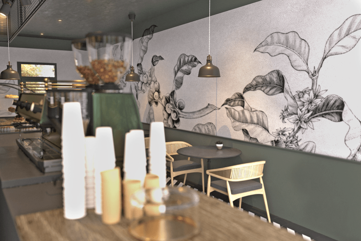 cafe stand