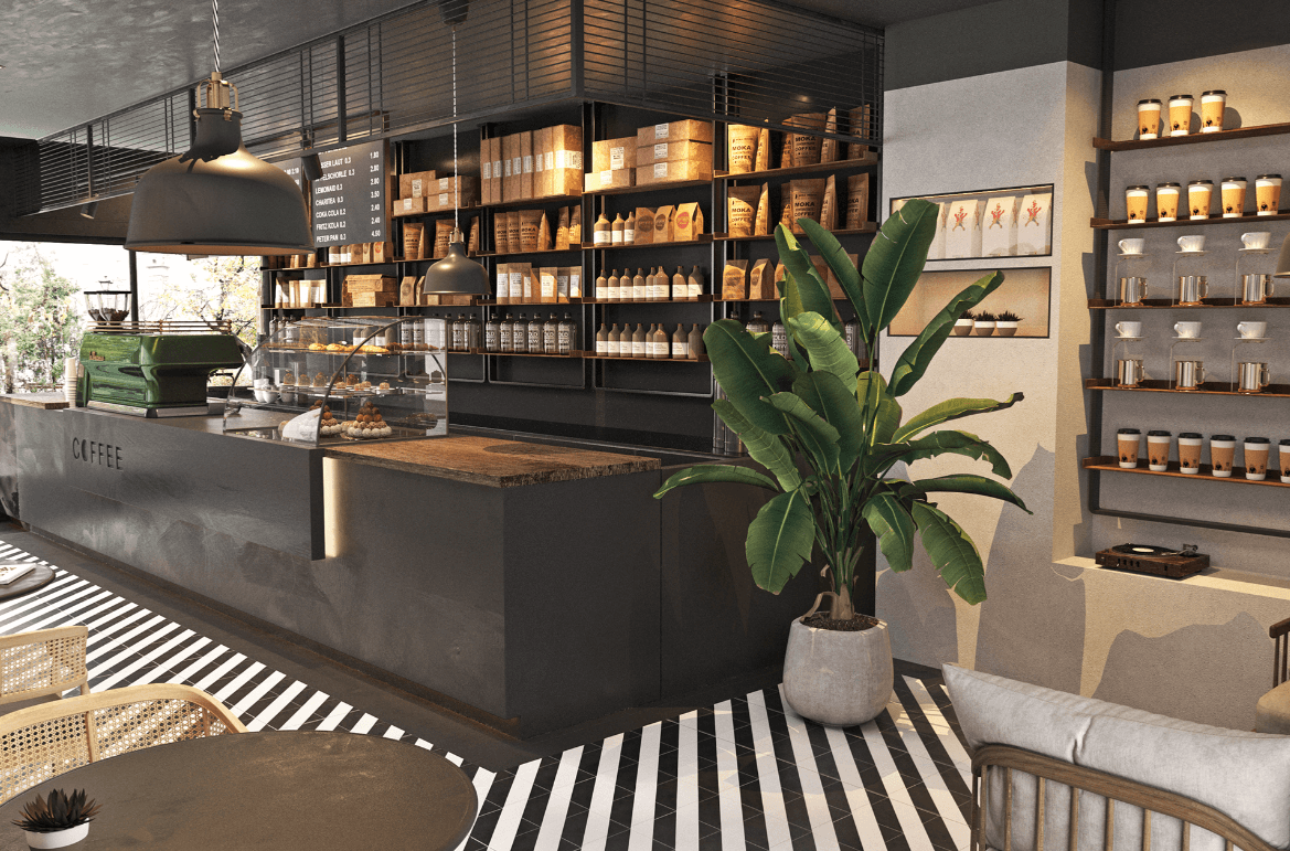 cafe counter