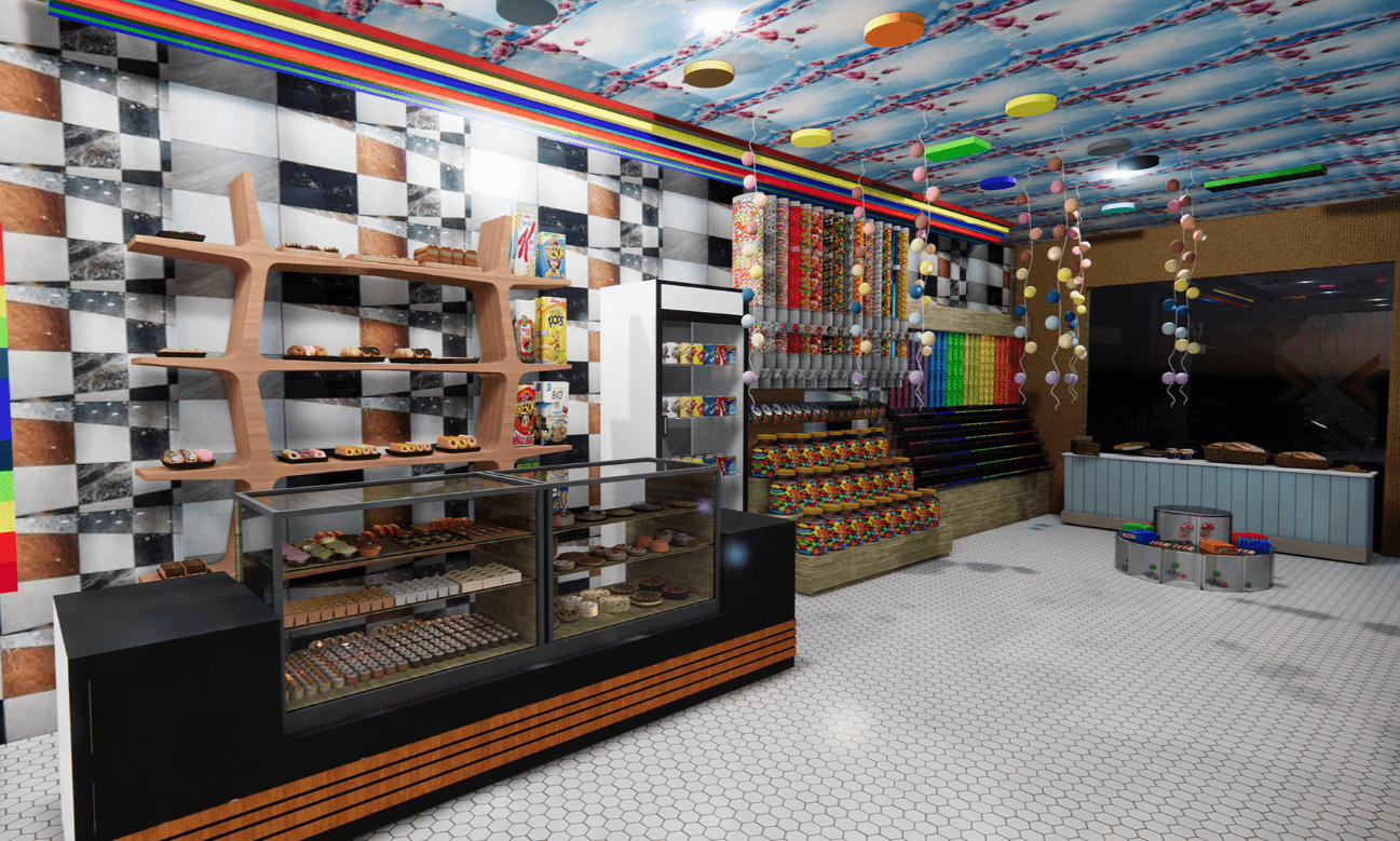 candy store design