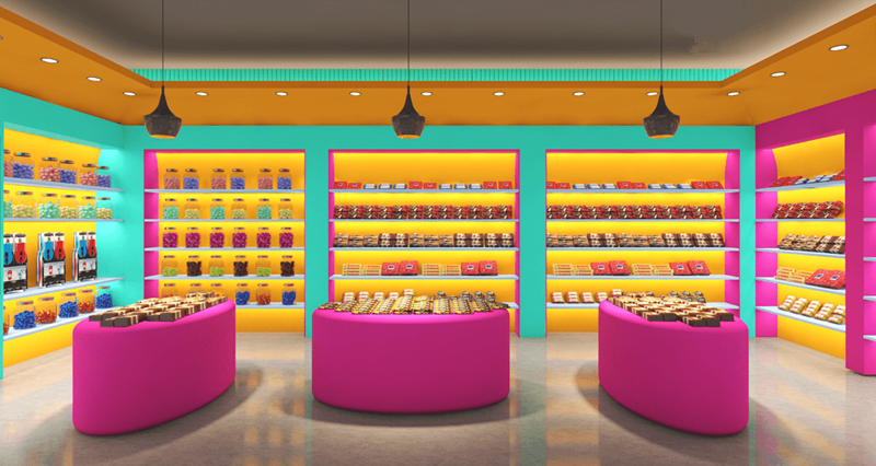 candies stand