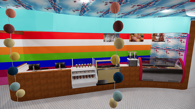 candy store design