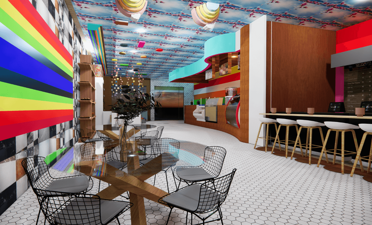 candy store design