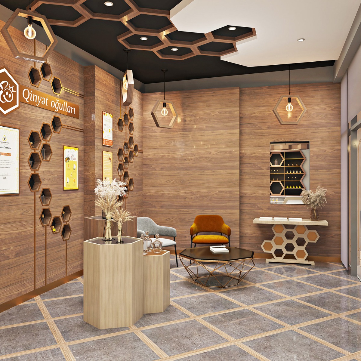 honey store design