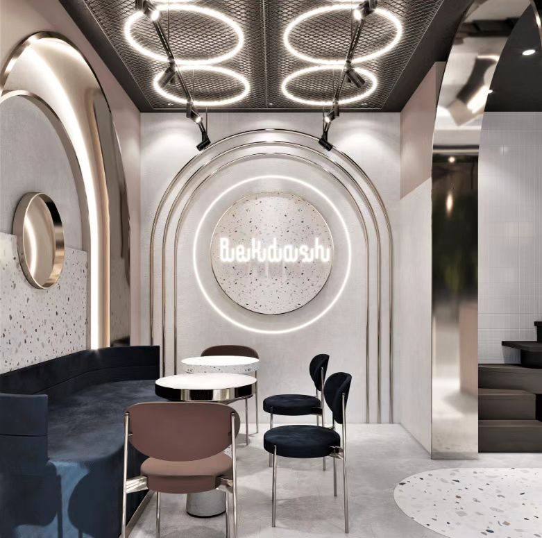 ice cream bar counter design