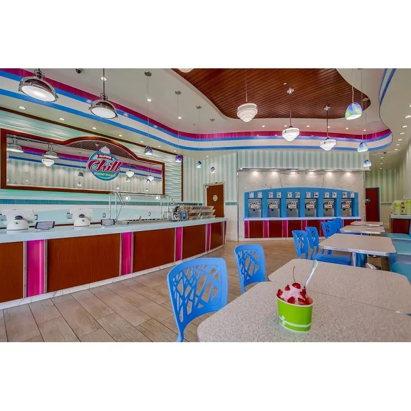 Ice cream shop design