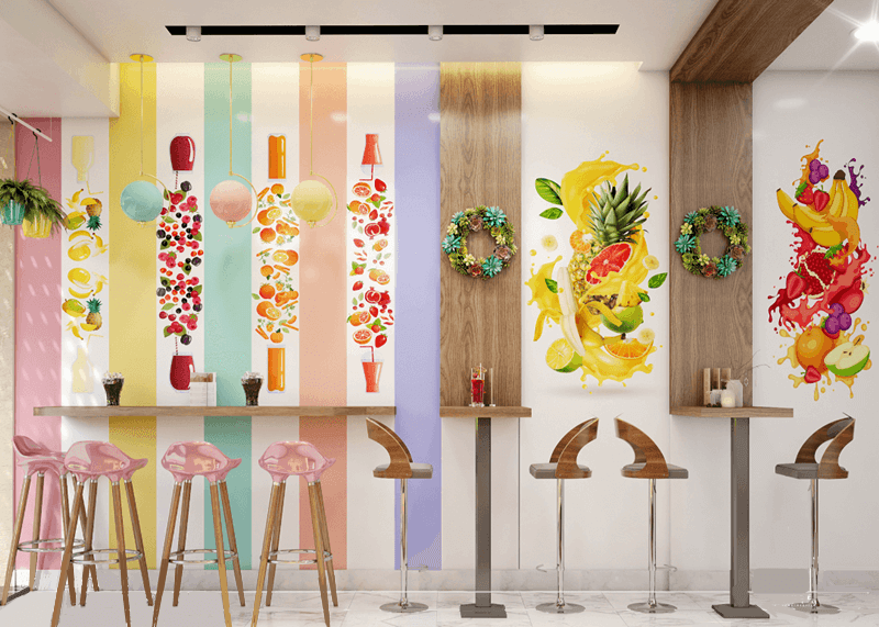 juice shop table
