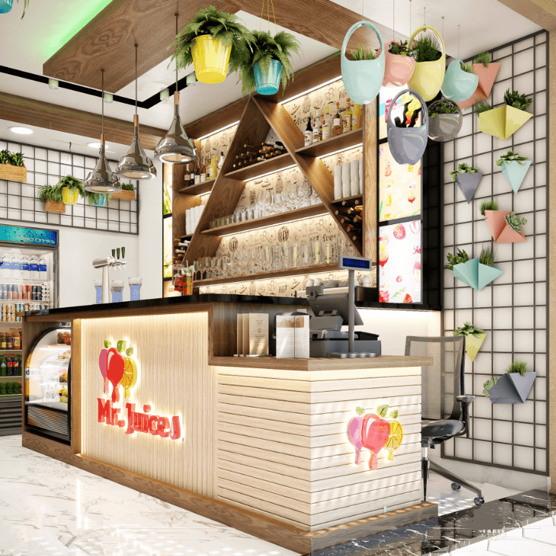 juice bar counter
