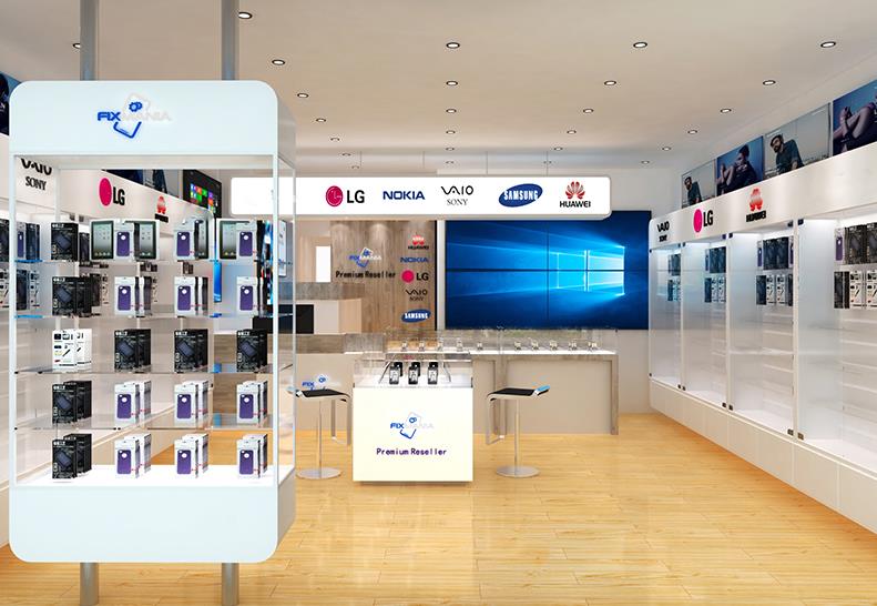 phone store design