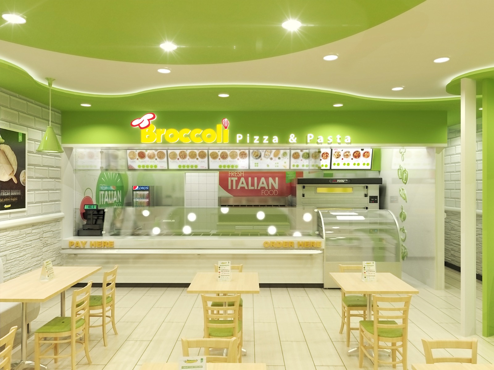 juice store design