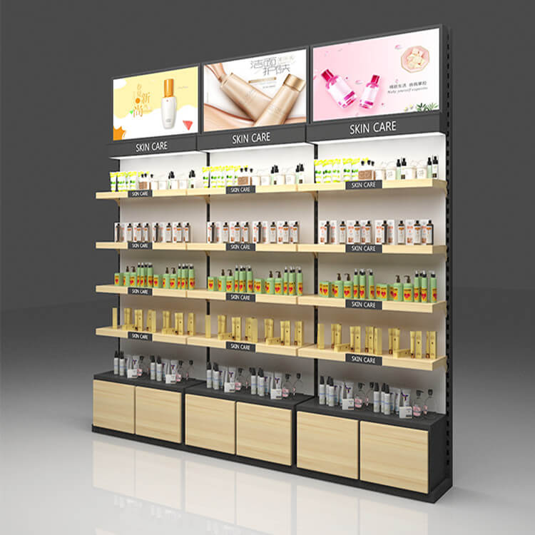 skin care shop display cabinet