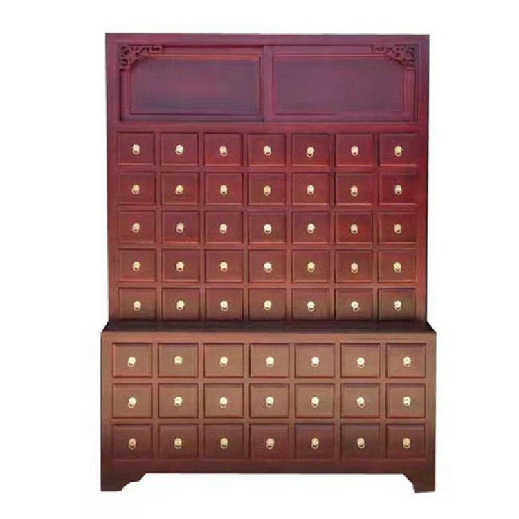 solid wood pharmacy drawers